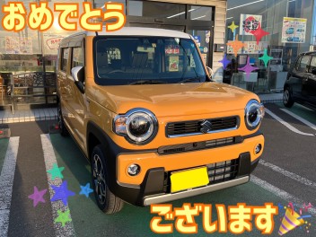 ハスラーのご納車させて頂きました★★